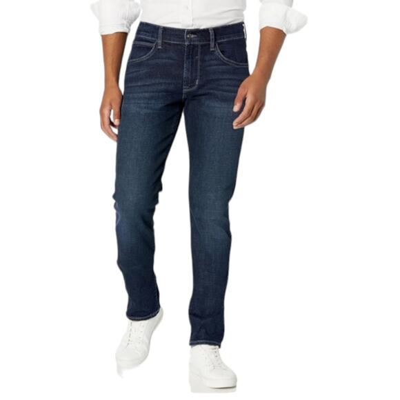 Hudson Byron Jeans Men's Size 38 x 32 Blue Dark Wash Denim Slim Straight - Picture 3 of 11